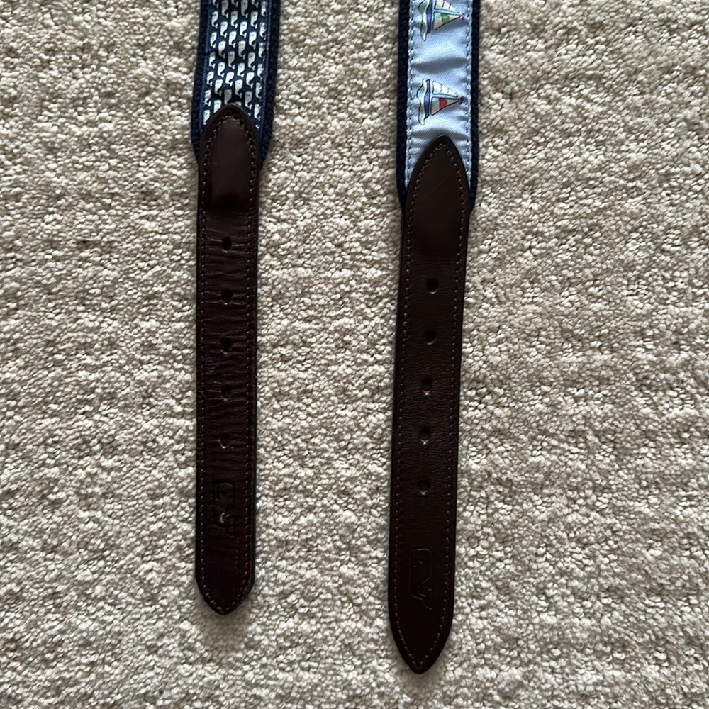 2 Vineyard Vines Boys Belts Size 26 and 28 - Picture 4 of 7